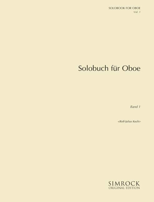 Solobuch für Oboe, vol. 1