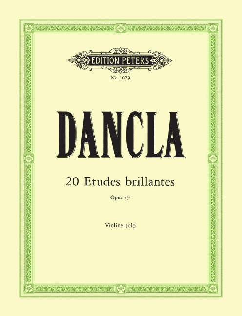 20 Violin Etudes (Etudes brillantes) Op. 73