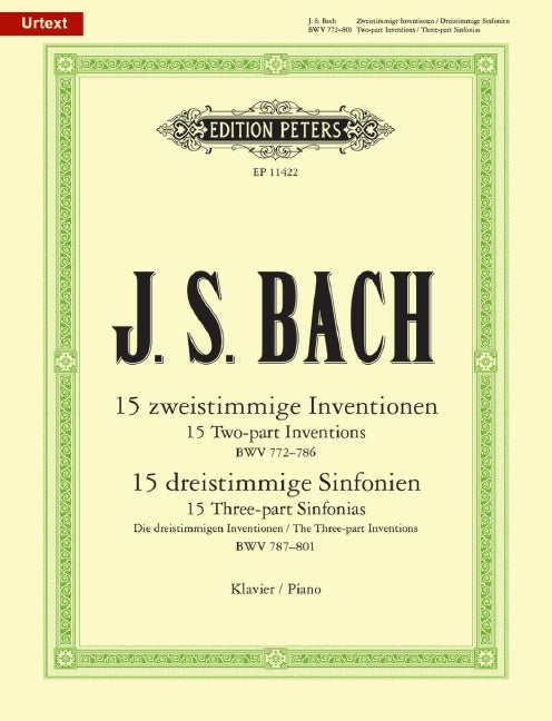 Inventions and Sinfonias BWV 772–801