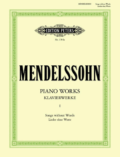 Piano Works, Vol. 1: Songs without Words