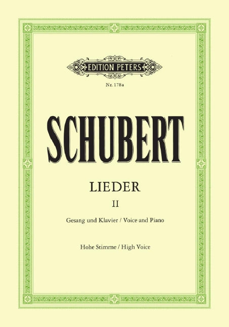 Lieder = Songs Vol. 2: 75 Songs (High voice and piano)