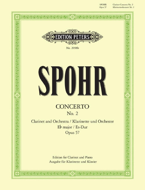 Clarinet Concerto No. 2 in Eb Major Op. 57