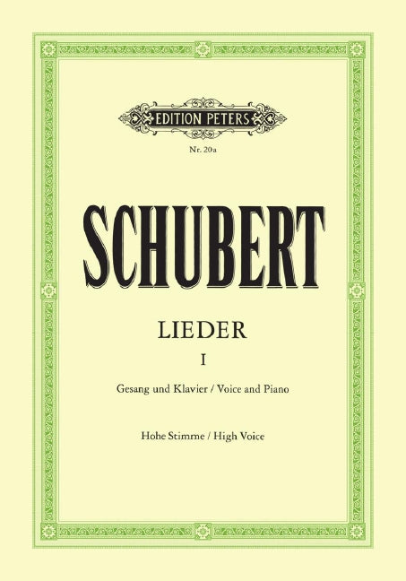 Lieder = Songs Vol. 1: 92 Songs (High voice and piano)