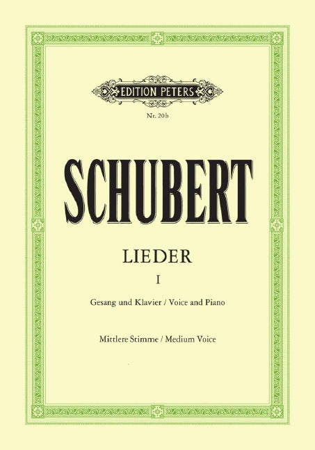 Lieder = Songs Vol. 1: 92 Songs (Medium voice and piano)