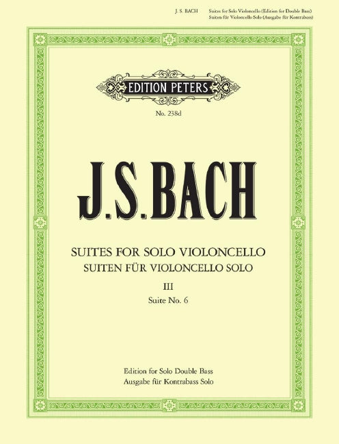 Suites for Solo Violoncello Vol. 3