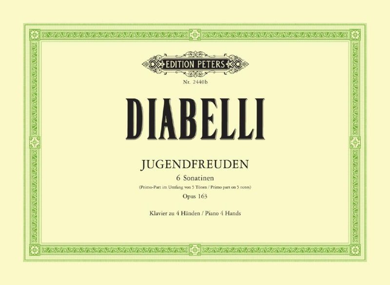 Jugendfreuden Op. 163 (Six Sonatinas for Piano Duet)