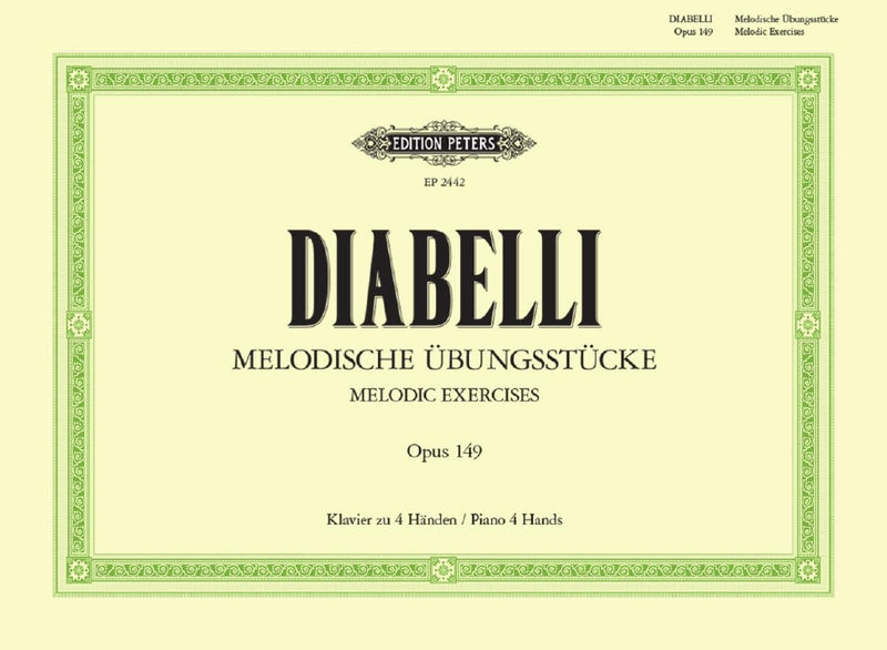 Melodic Exercises Op. 149