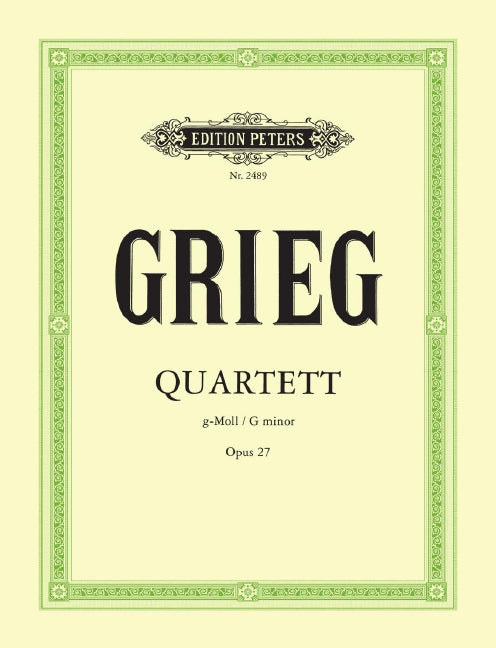 String Quartet in g minor Op. 27