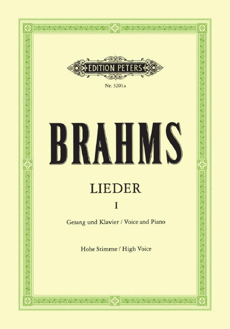 Lieder = Complete Songs Vol. 1: 51 Songs (High voice and piano)