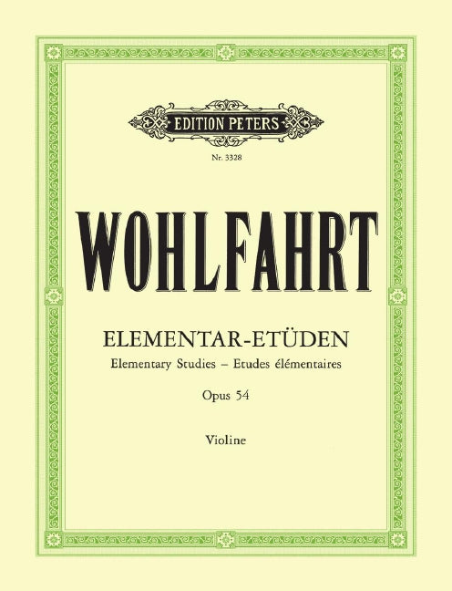 40 Elementar-Etüden op. 54 = Elementary Studies Op. 54