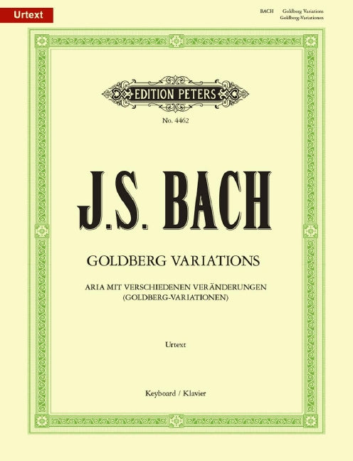 Aria with 30 Variations BWV 998 Goldberg Variations