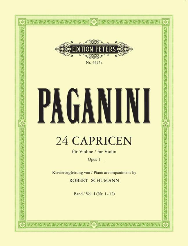 24 Caprices with Piano accompaniment, Vol.1