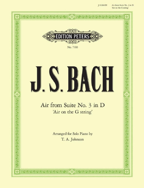 Air in D (Air on the G string) from the Orchestral Suite No. 3 BWV 1068