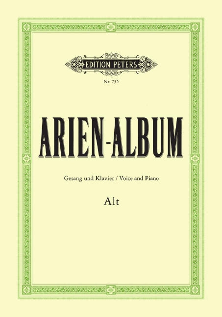 Aria Album - Famous Arias for Contralto