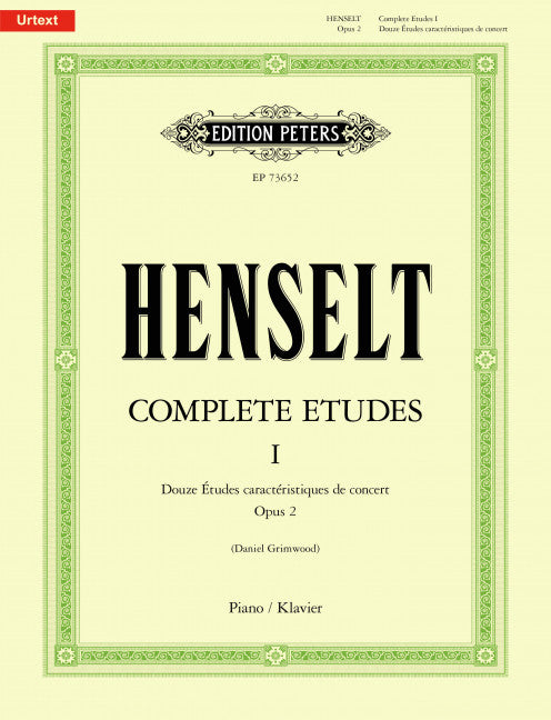 Complete Etudes, Vol. 1: Op. 2