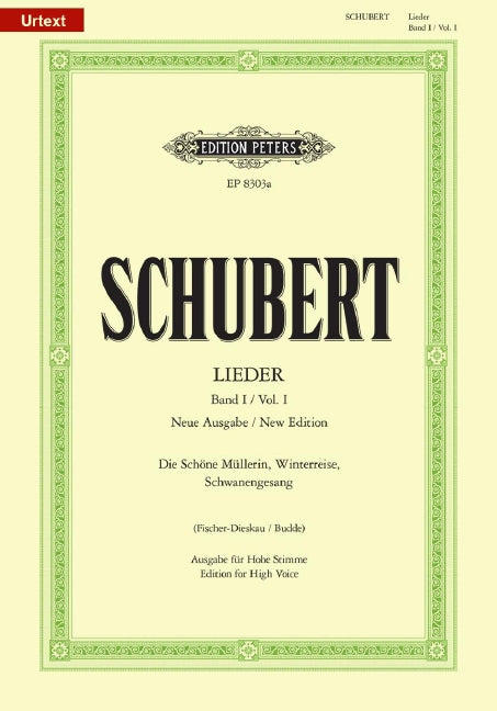 Lieder = Songs Vol. 1 (High voice and piano)