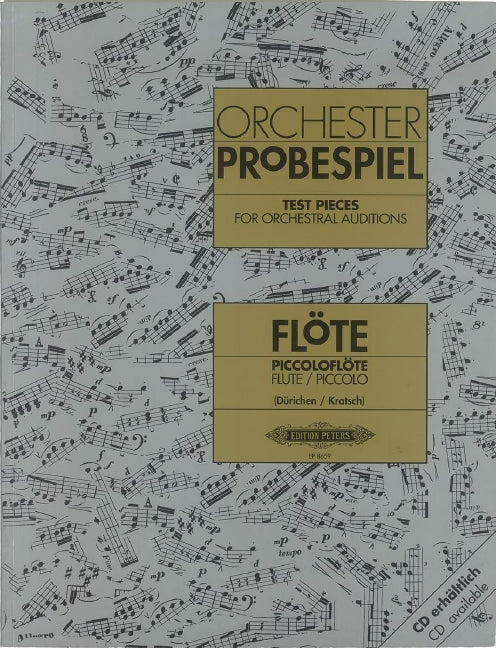 Orchesterprobespiel: Test Pieces for Orchestral Auditions (flute, piccolo)