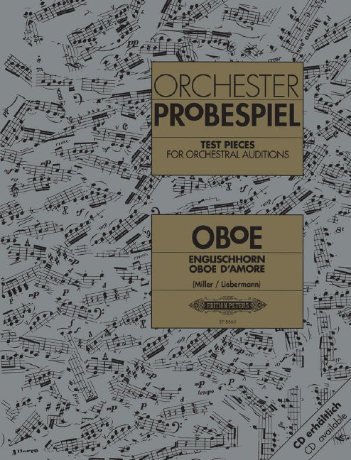 Orchesterprobespiel: Test Pieces for Orchestral Auditions (oboe, cor anglais, oboe d'amore)