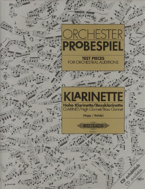Orchesterprobespiel: Test Pieces for Orchestral Auditions (clarinet )