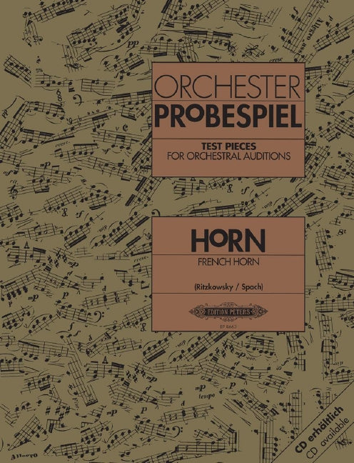 Orchesterprobespiel: Test Pieces for Orchestral Auditions (horn, Wagner-Tuba)