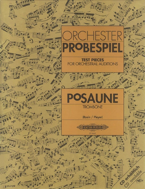 Orchesterprobespiel: Test Pieces for Orchestral Auditions (trombone, bass trombone)