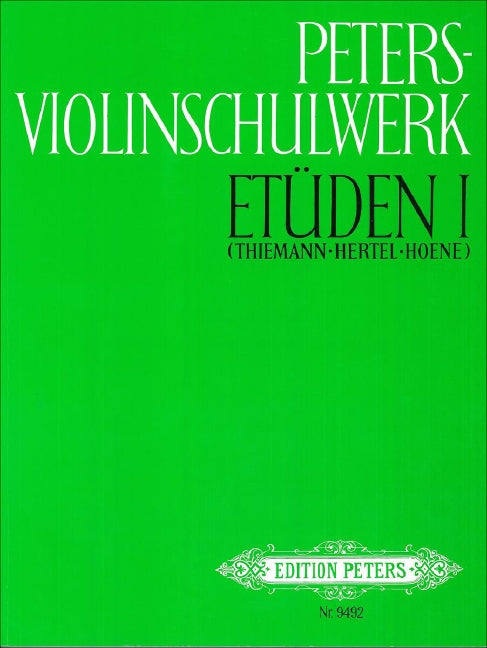 Peters-Violinschulwerk: Etüden Vol. 1