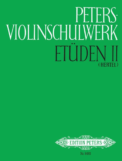 Peters-Violinschulwerk: Etüden Vol. 2