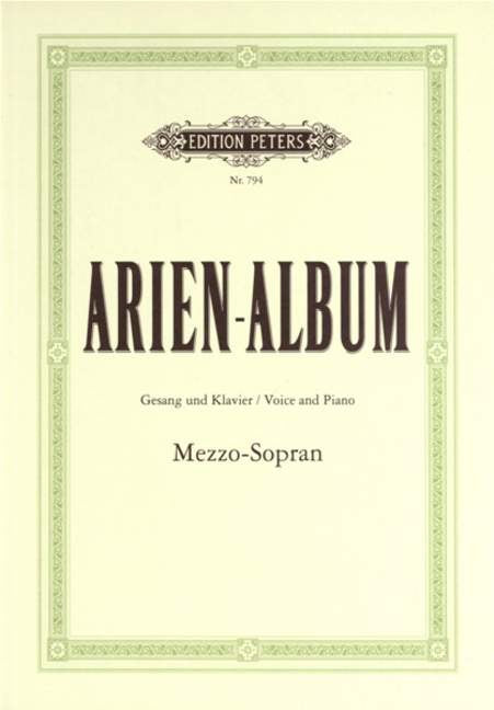 Aria Album for Mezzo-Soprano