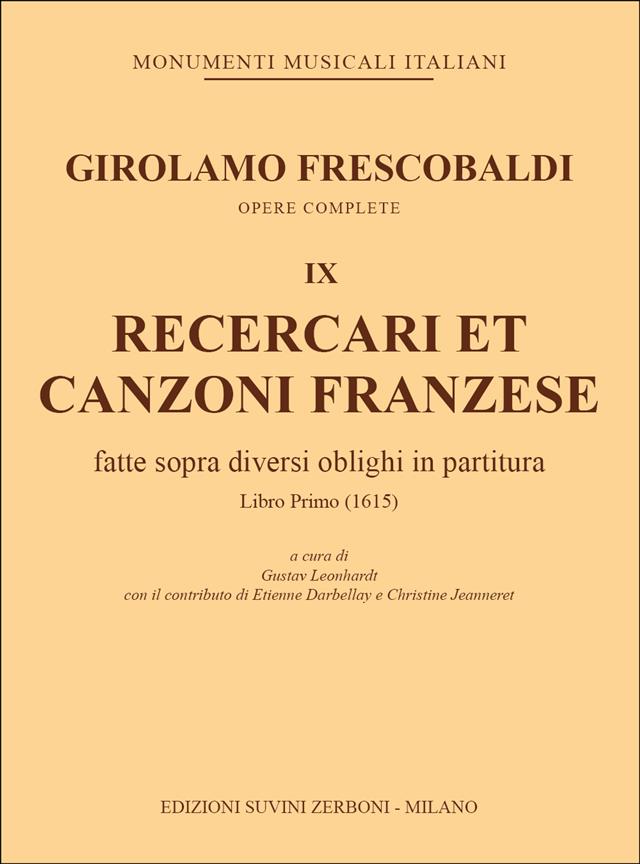 Recercari et canzoni franzese [Score and part]