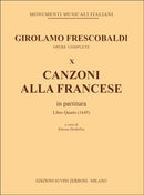 Canzoni alla francese in partitura: libro quarto (2 volumes)