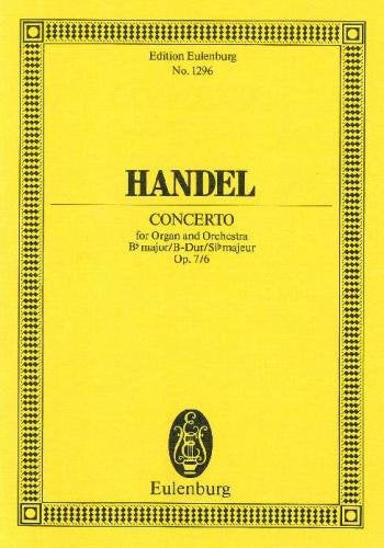 Organ concerto No. 12 B-flat major op. 7/6 HWV 311 [ポケットスコア]