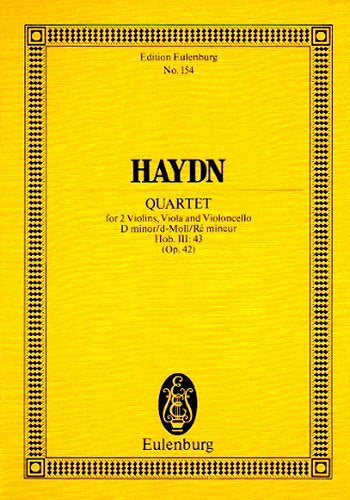 String Quartet D minor op. 42 Hob. III: 43