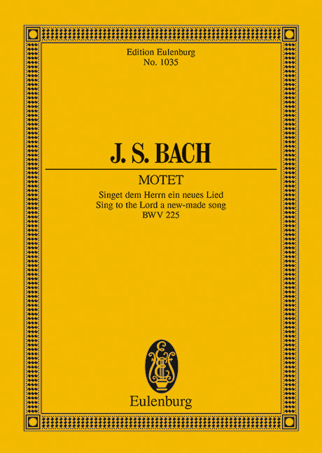 Singet dem Herrn ein neues Lied BWV 225（ポケットスコア）