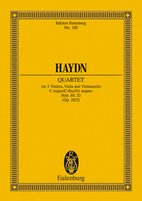 String Quartet C major op. 20/2 Hob. III: 32