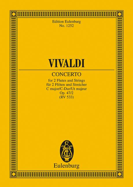 Concerto grosso C-Dur op. 47/2 RV 533/PV 76（ポケットスコア）