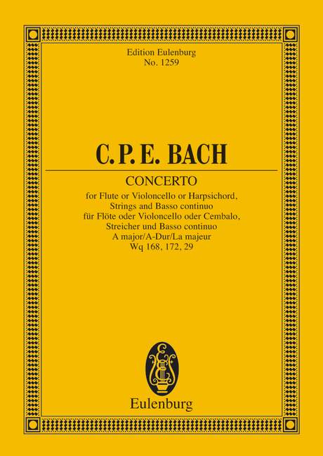 Concerto A major H 437-39, Wq 168, 172, 29