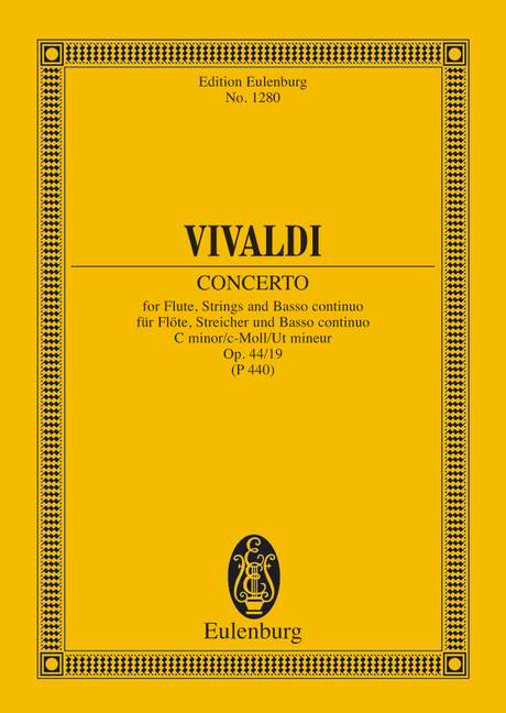 Concerto c-Moll op. 44/19 RV 441 / PV 440（ポケットスコア）