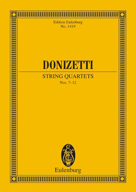 String Quartets No. 7-12 [study score]