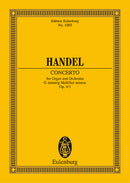 Organ Concerto No. 3 G minor op. 4/3 HWV 291 [ポケットスコア]