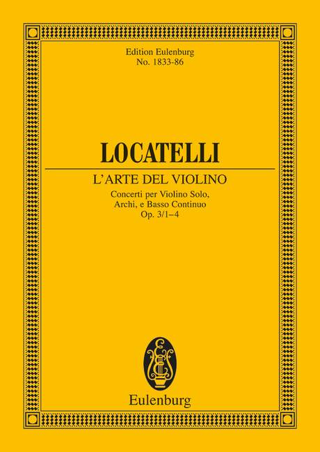 L'Arte del Violino op. 3, vol. 1