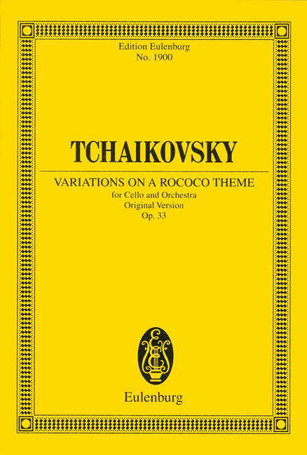 Variations on a Rococo Theme for Cello and Orchestra op. 33