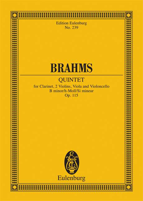 Quintett h-Moll op. 115