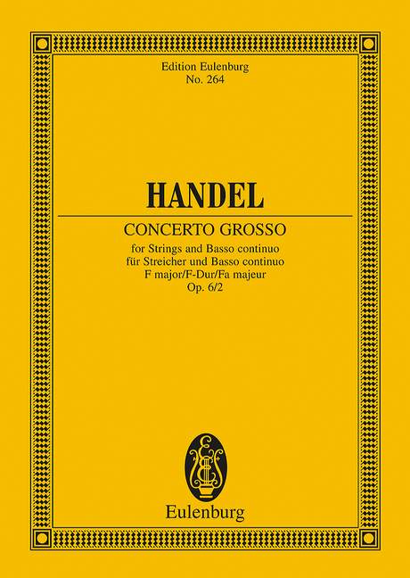 Concerto grosso F-Dur op. 6/2 HWV 320