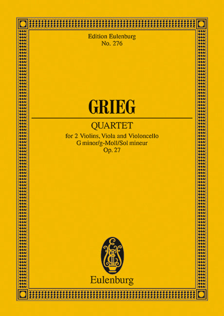 String Quartet G minor op. 27