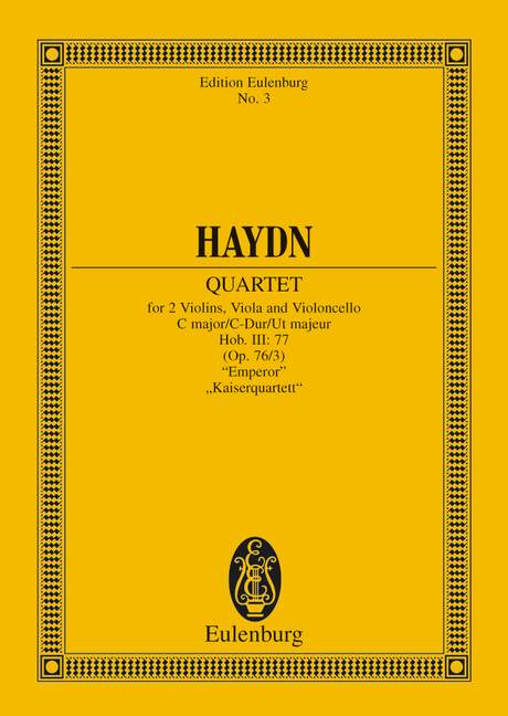 String Quartet C major, Emperor op. 76/3 Hob. III: 77