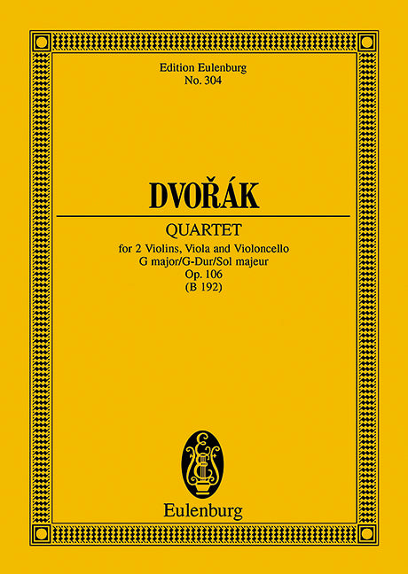 String Quartet G major op. 106 B 192