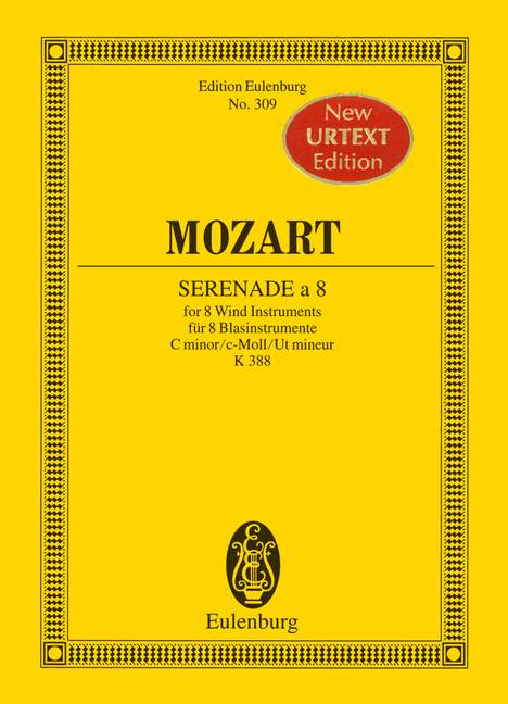 Serenade c-Moll KV 388 [study score]