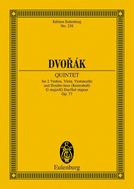 Streichquintett G-Dur op. 77 B 49