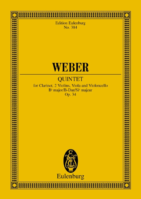 Quintet Bb major op. 34 JV 182; WeV P.11
