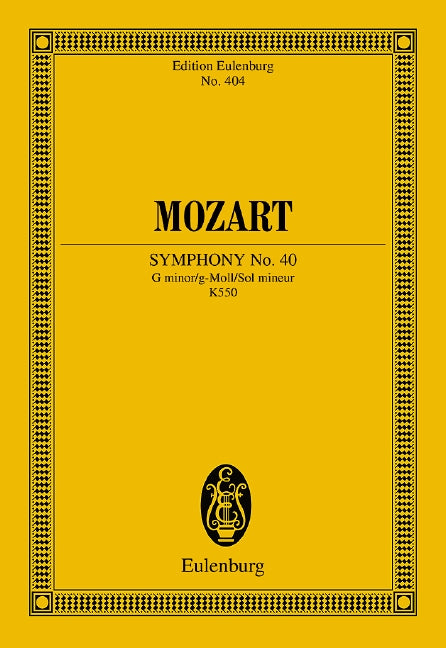 Sinfonie Nr. 40 g-Moll KV 550 [study score]